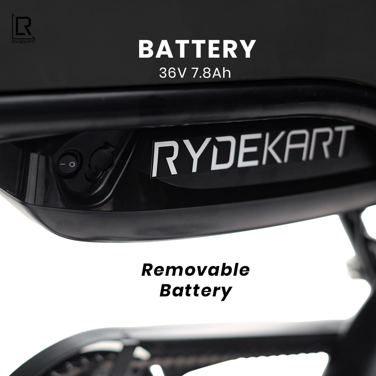 จักรยานไฟฟ้า RYDEKART - รุ่น RYDE KART Z สี MIDNIGHT BLACK_3